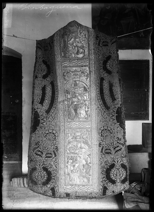 Casulla de terciopelo