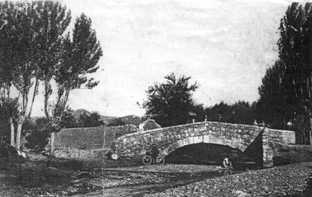Antiguo puente de tablas. Daroca.