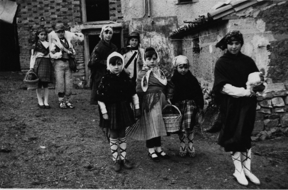 Preparando el portal de BelÃ©n.