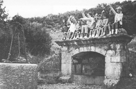 La fuente en Villarreal de Huerva.