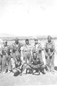 Amigos en el campamento militar. AÃ±o 1952. Mainar.