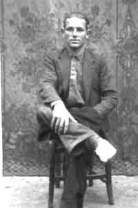 Retrato de un vecino de Mainar. AÃ±o 1940.