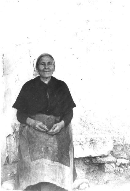 Retrato de una anciana. Bello