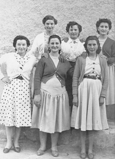 Retrato de un grupo de amigas. Bello.