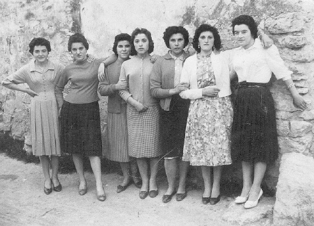 Retrato de un grupo de amigas. Bello.