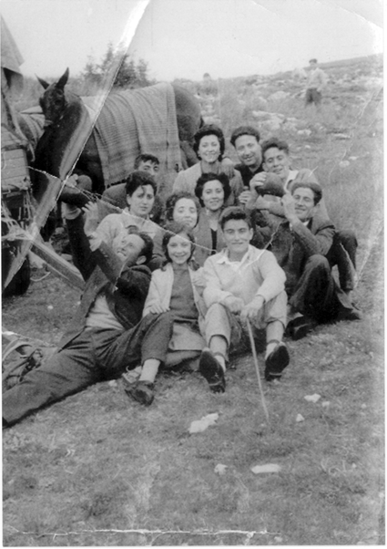 En la romerÃ­a con caballerÃ­a. Bello