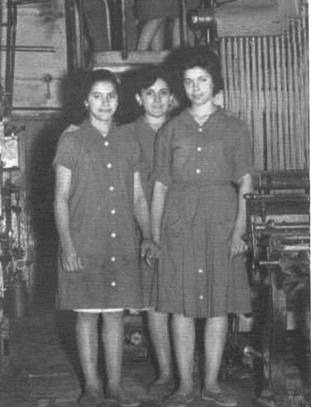Trabajadores de la fÃ¡brica de pastas "Romero". Daroca.