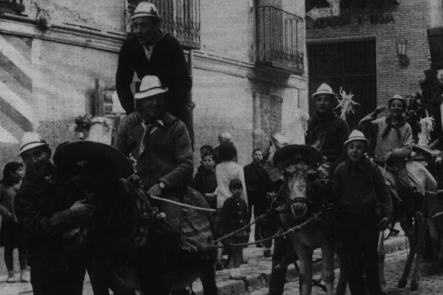 Cuadrilla en fiestas, 1950
