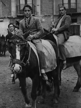 Paseo en burro por Daroca