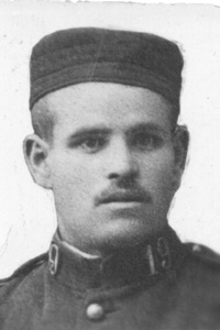 Retrato de un vecino de Nombrevilla. AÃ±o 1920.