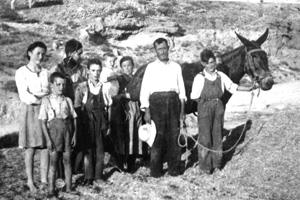 Vendimiando en el Boyoral. Nombrevilla. AÃ±o 1970.