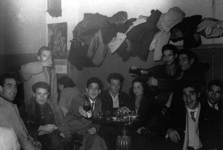 Amigos en la Navidad de 1959. Daroca.