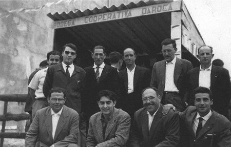 Grupo de socios de la Coperativa de Daroca.