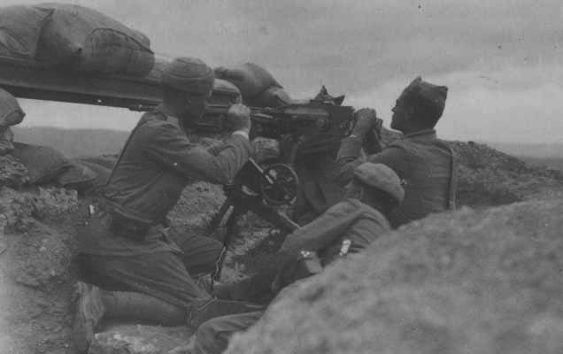 Trinchera en Calamocha