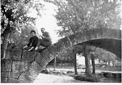 En el Puente Romano. Calamocha
