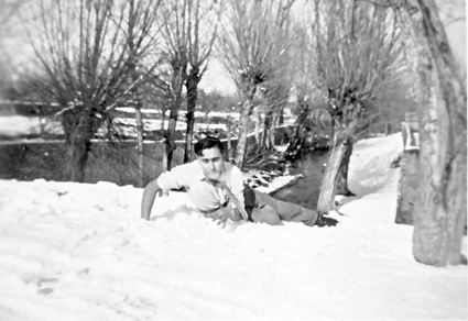 Nevada junto al rÃ­o Jiloca. Calamocha