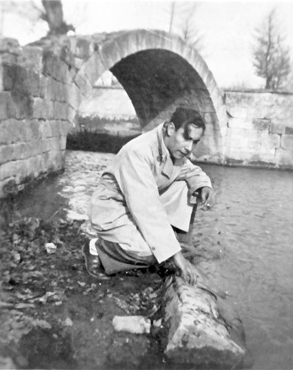 En el puente romano. Calamocha