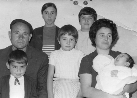 Retrato de la familia de Ãngela ColÃ¡s. Calamocha.