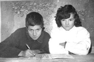 Retrato escolar. AÃ±o 1968. Romanos.
