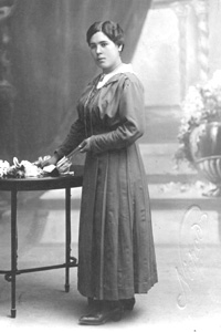 Retrato de una vecina de Romanos.