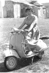 En vespa por Romanos
