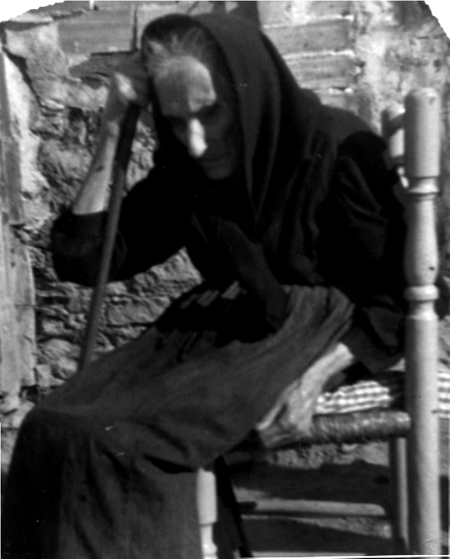 Baldomera a los 93 aÃ±os. Cella.