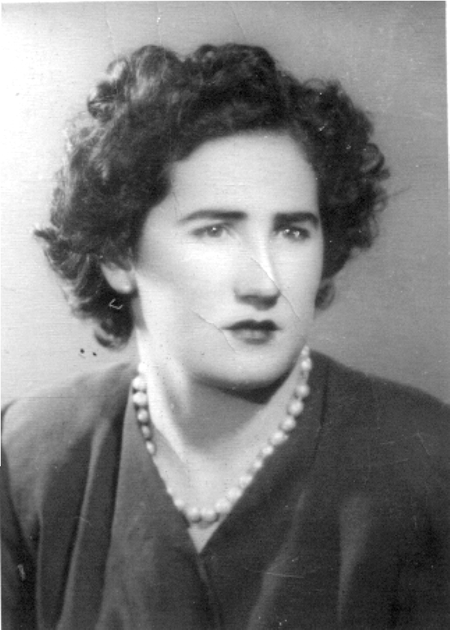 Retrato de Clara Rubio. Cella.