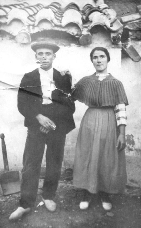 Retrato de LucÃ­a y Leonardo. Cella.