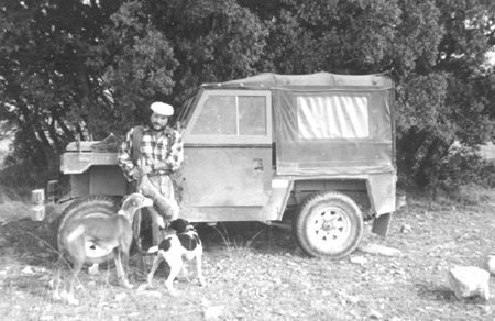 Manolo Licer de caza. Cella.