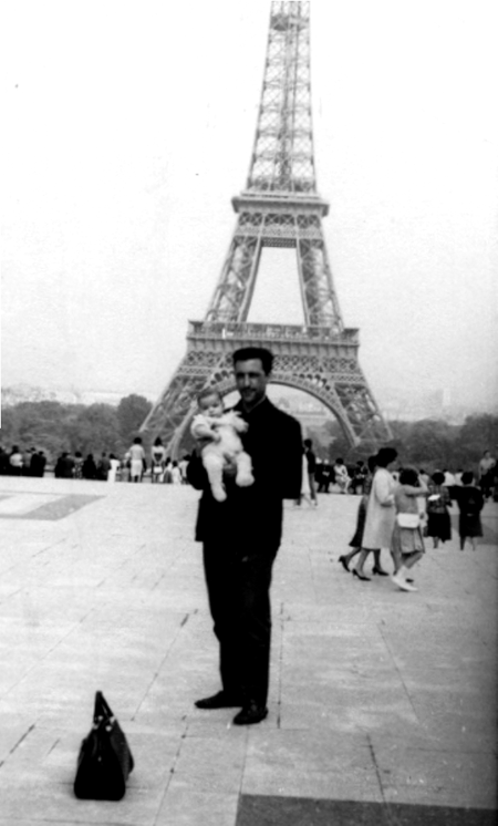 Miguel padre e hijo (cellenses) en ParÃ­s.