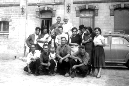 JosÃ© SÃ¡nchez Valero y otros en Francia. AÃ±o 1958.