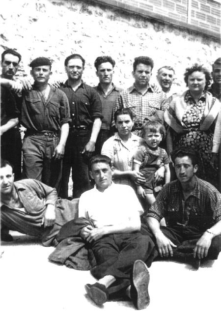 Trabajadores en Francia. AÃ±o 1960.