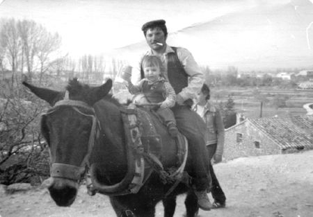 Manuel Licer a caballo. Cella.