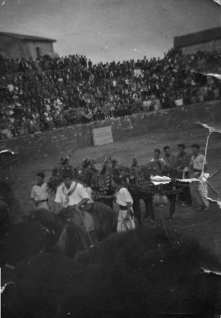En la plaza de toros. Cella