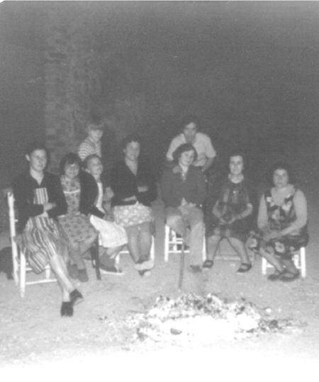 Hoguera en la Atalaya Baja. Cella