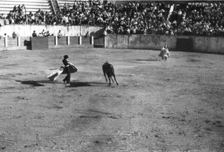 Corrida en las fiestas de San CristÃ³bal en 1972. Cella