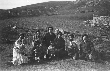 Grupo de vecinos de Blancas