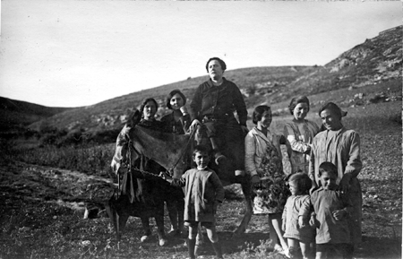 Grupo de vecinos de Blancas