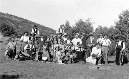 Escenas de caza. Blancas