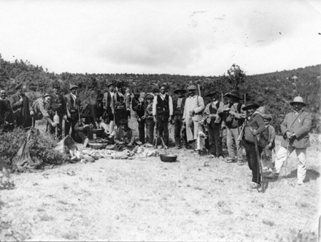 Escenas de caza. Blancas