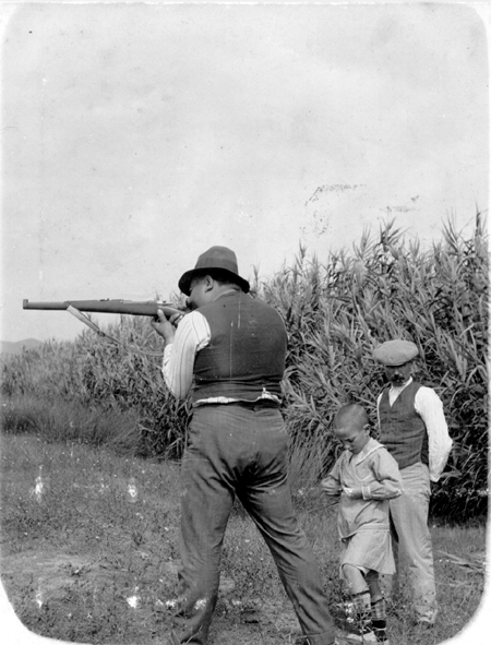 Escenas de caza. Blancas