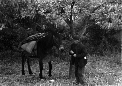 Hombre con caballerÃ­a.BurbÃ¡guena