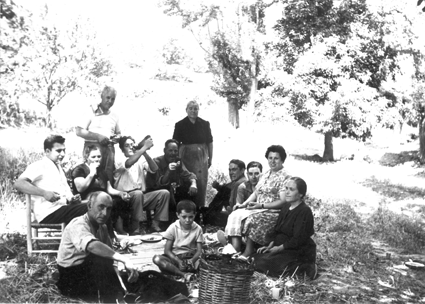 Comida en el campo.BurbÃ¡guena