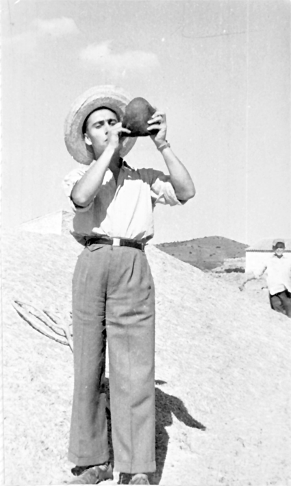 Un descanso en el trabajo. Calamocha