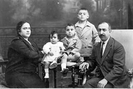 Retrato familiar en Barcelona