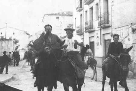 De vuelta a Calamocha tras la RomerÃ­a de Santa BÃ¡rbara.