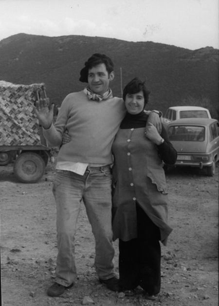 Pareja de calamochinos. Calamocha.