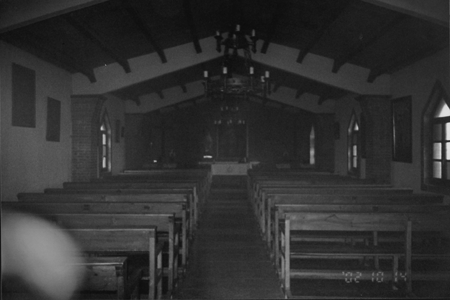 Interior de la ermita de Santa BÃ¡rbara. Calamocha.