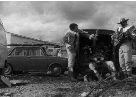 Disfraces en la RomerÃ­a de Santa BÃ¡rbara. Calamocha.