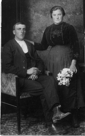 Retrato de matrimonio. Fuentes Claras. AÃ±o 1922.